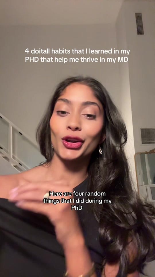 Post 8 by Shania, PhD, founder on TikTok (video)