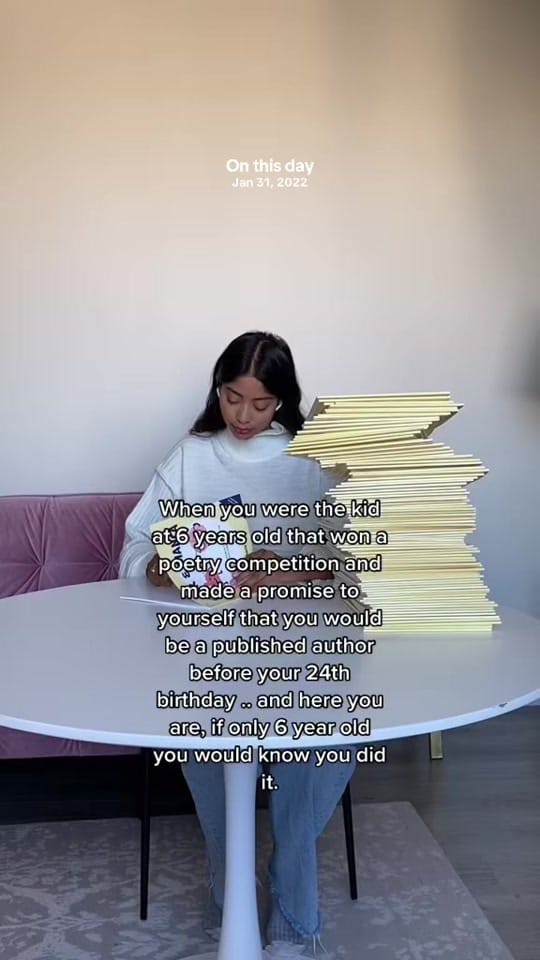 Post 10 by Shania, PhD, founder on TikTok (video)