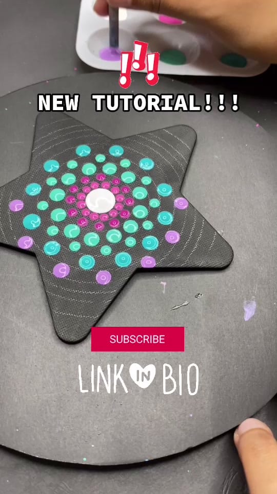 Post 3 by Khadija •  Dot Mandala Artist on TikTok (video)