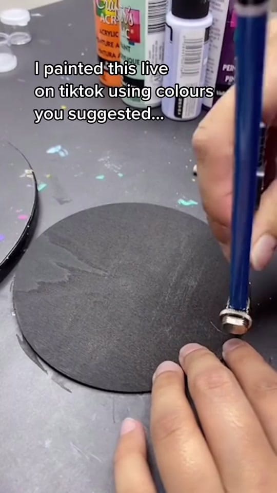 Post 5 by Khadija •  Dot Mandala Artist on TikTok (video)