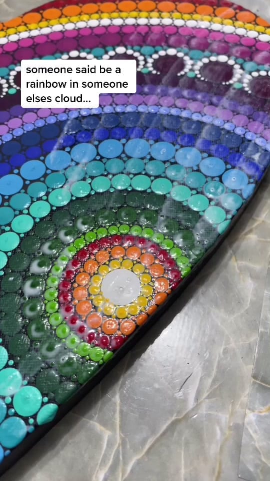 Post 1 by Khadija •  Dot Mandala Artist on TikTok (video)