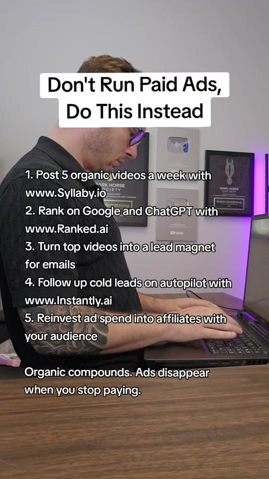 Post 5 by Austin Armstrong | Syllaby.io on TikTok (video)
