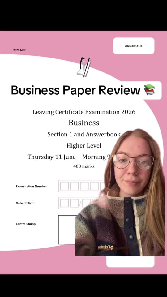 Post 6 by ExamRevision.ie on TikTok (video)