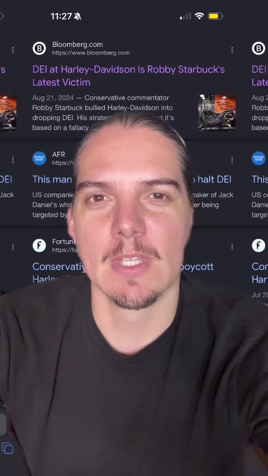 Post 1 by Robby Starbuck on TikTok (video)