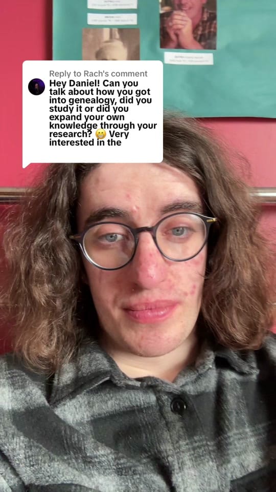 Post 10 by Daniel Loftus - Genealogist on TikTok (video)
