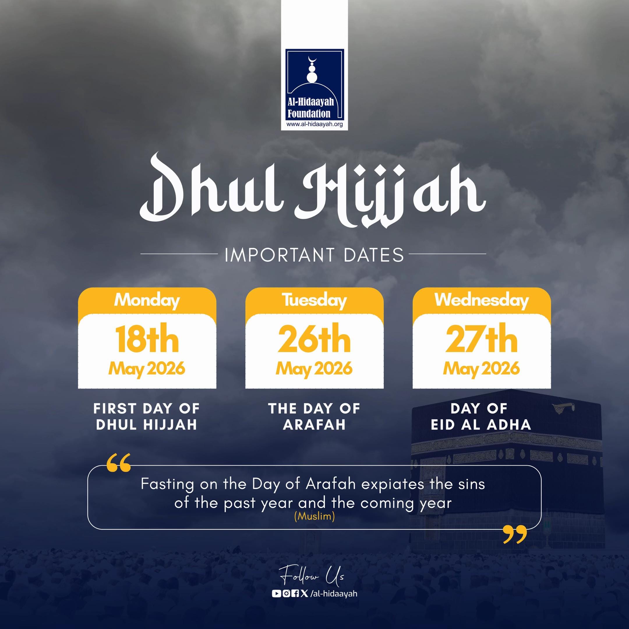 Post 3 by Al-Hidaayah Foundation on TikTok (video)