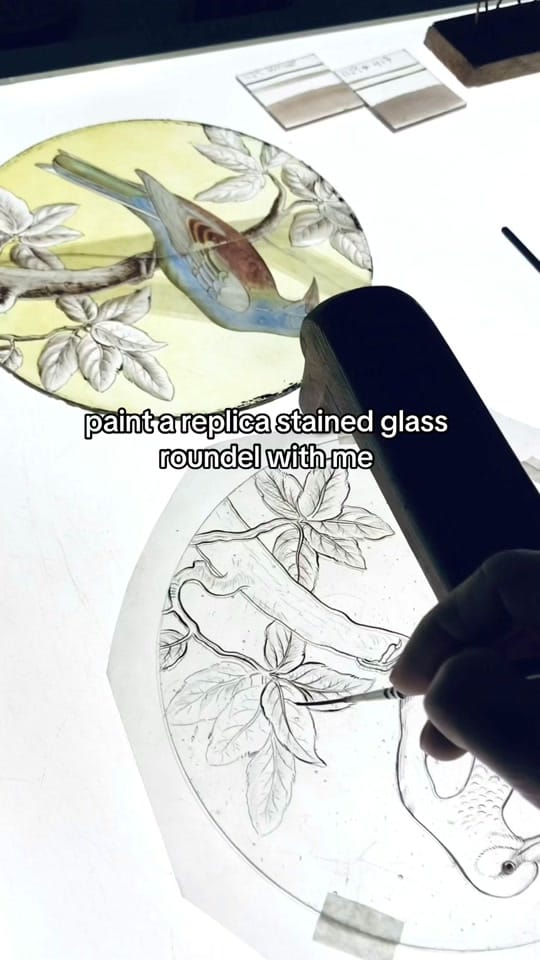 Post 2 by Flora Jamieson Stained Glass on TikTok (video)