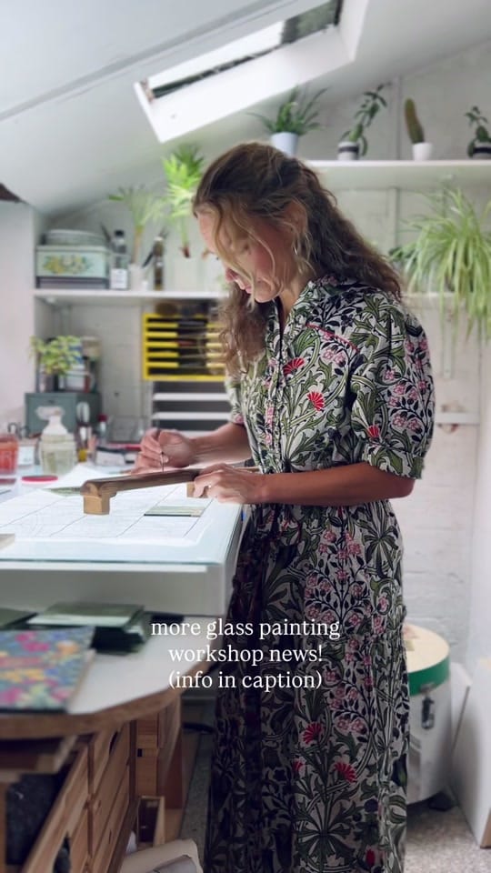 Post 9 by Flora Jamieson Stained Glass on TikTok (video)
