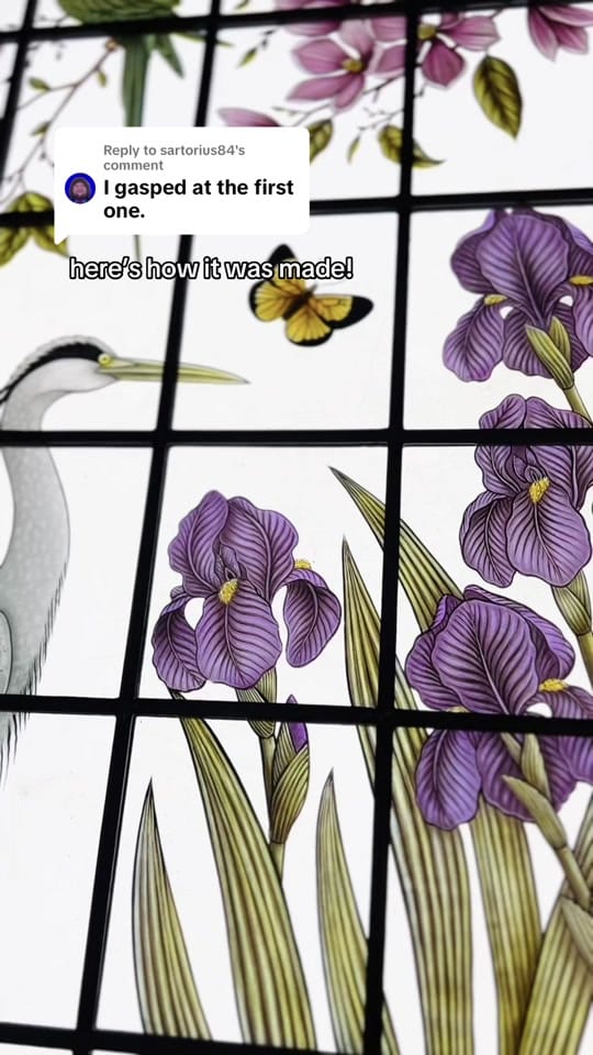 Post 1 by Flora Jamieson Stained Glass on TikTok (video)