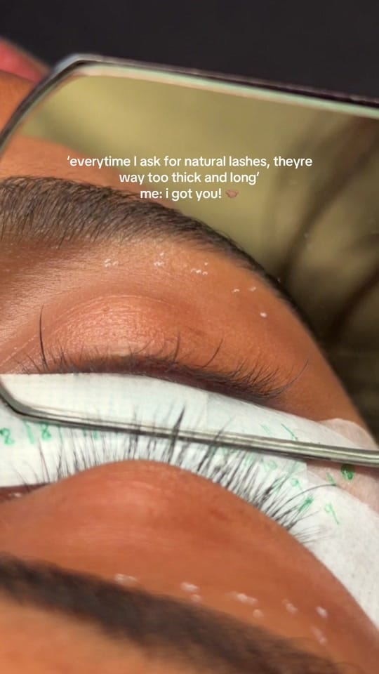 Post 8 by lashes by mine on TikTok (video)