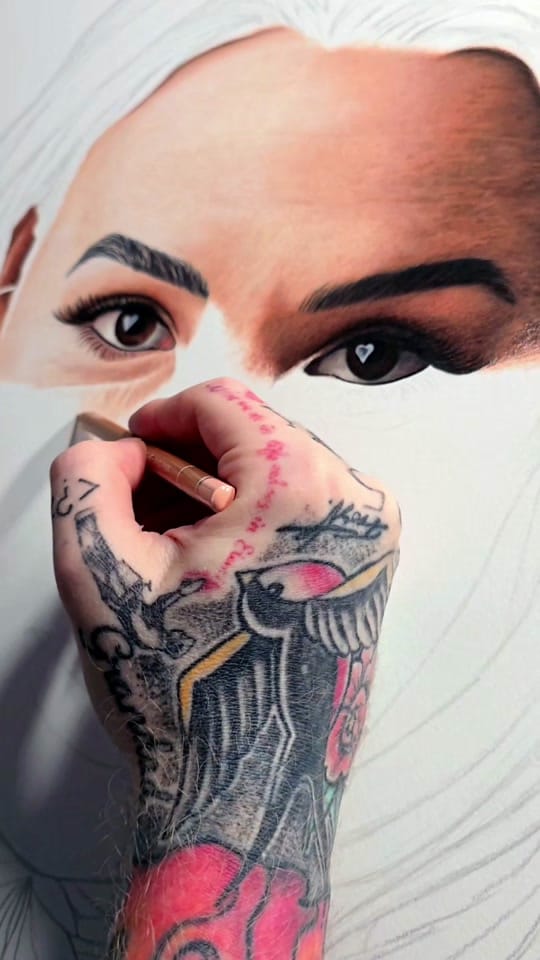 Post 3 by Pete Frost Art ✍️🏻 on TikTok (video)