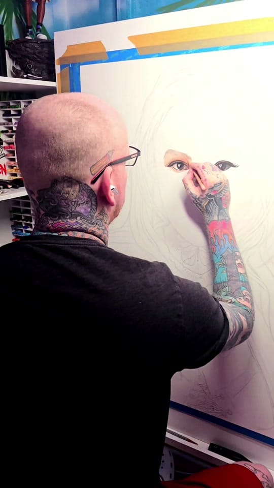 Post 4 by Pete Frost Art ✍️🏻 on TikTok (video)