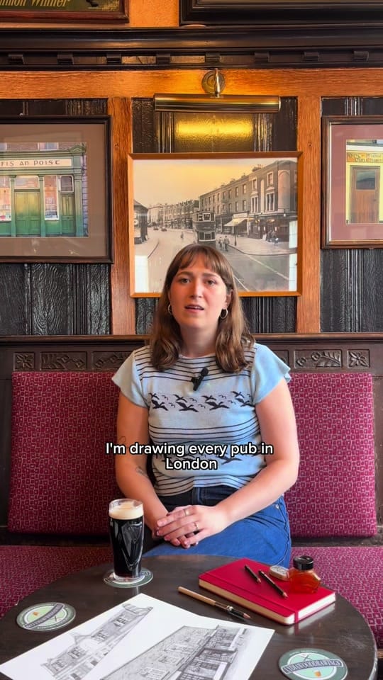 Post 10 by Lydia Wood Drawings on TikTok (video)