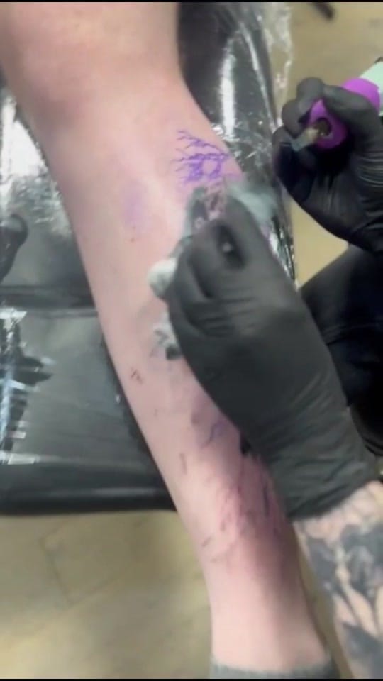 Post 2 by Jodie Young Tattoos on TikTok (video)