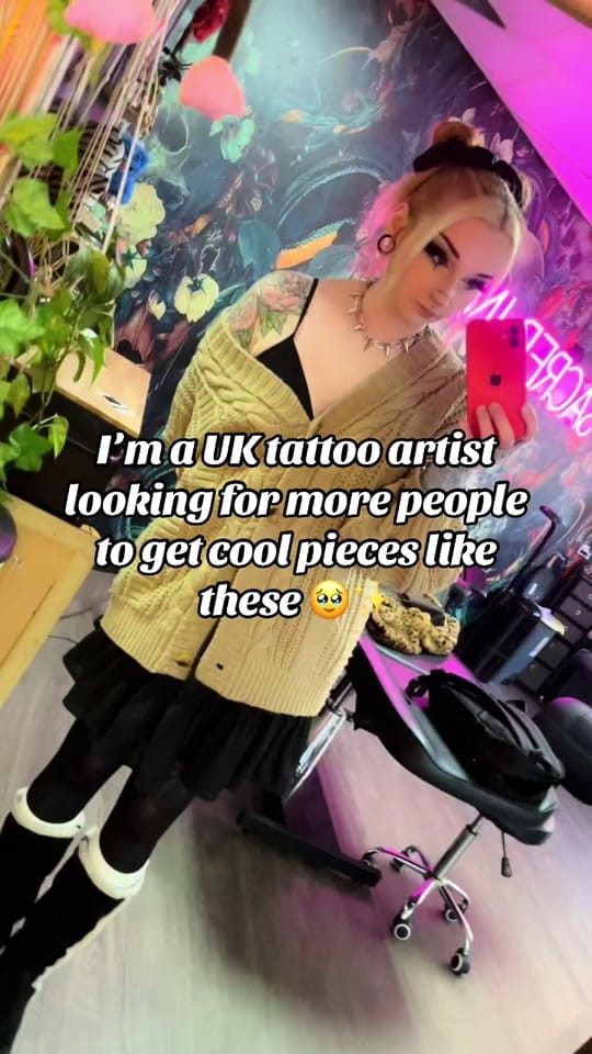 Post 1 by Pixie tattoos (｀・∀・´) on TikTok (video)