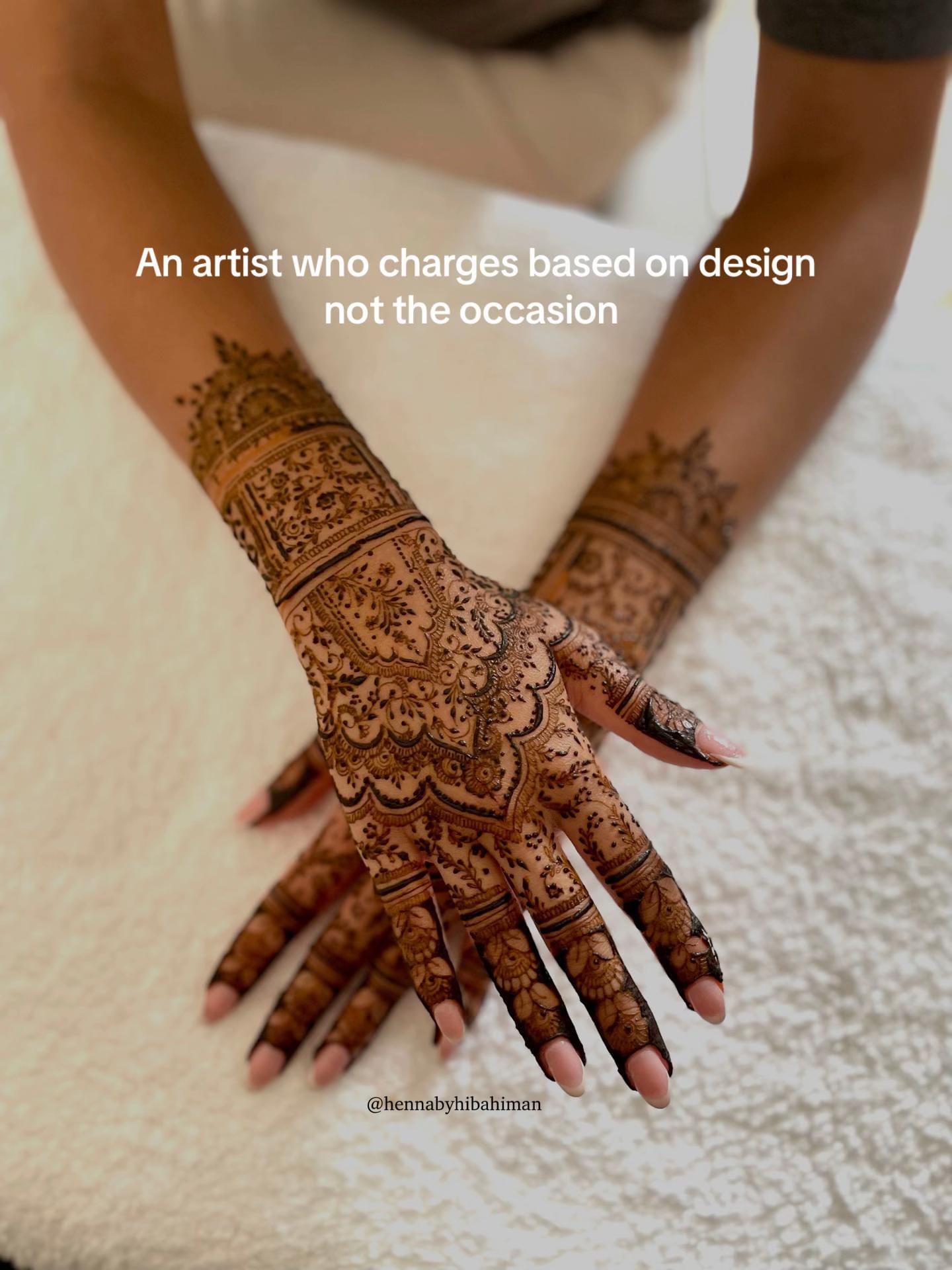 Post 5 by Hibah | Henna Artist on TikTok (video)