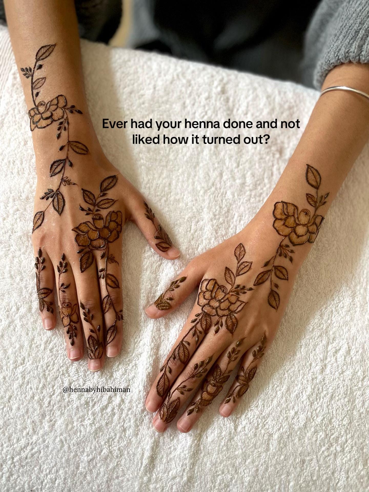 Post 2 by Hibah | Henna Artist on TikTok (video)