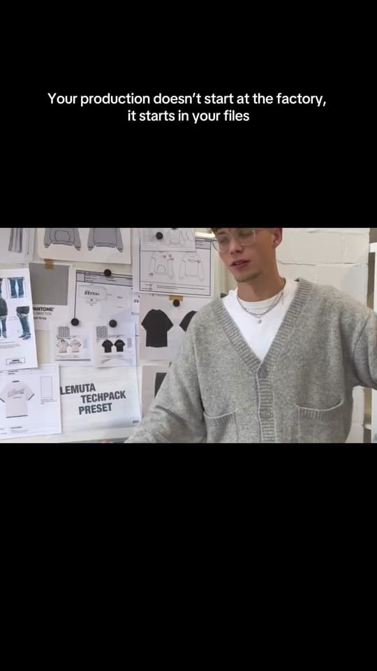 Post 7 by LEMUTA | Clothing Production on TikTok (video)