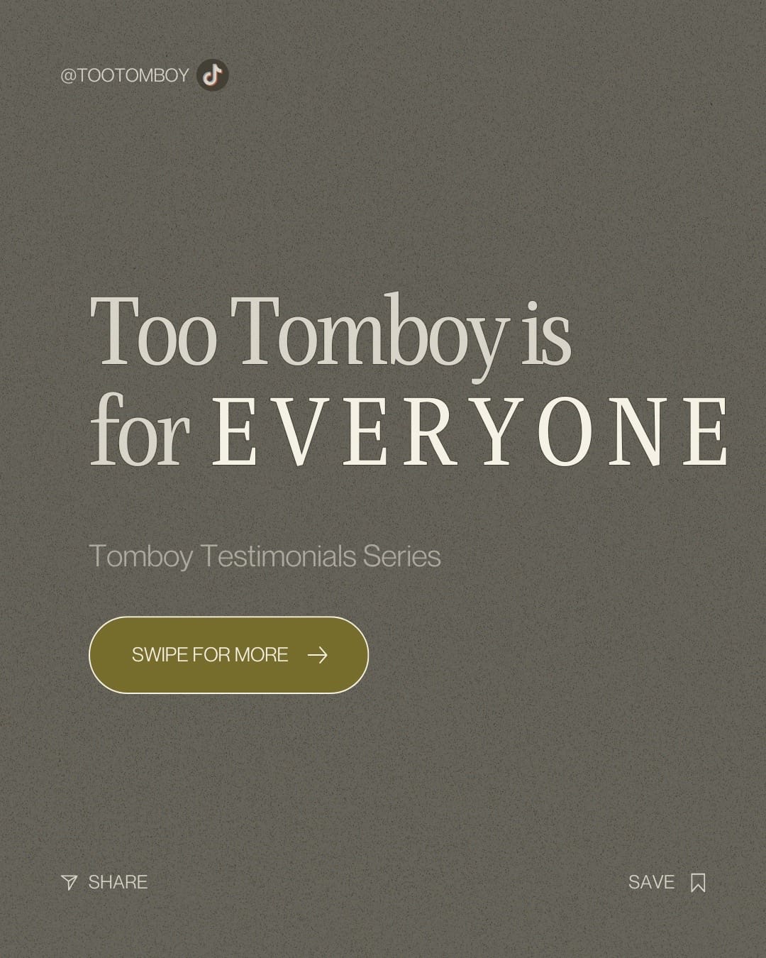 Post 8 by Too Tomboy on TikTok (video)
