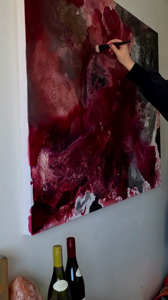 Post 10 by Katie Alize | Abstract Artist on TikTok (video)
