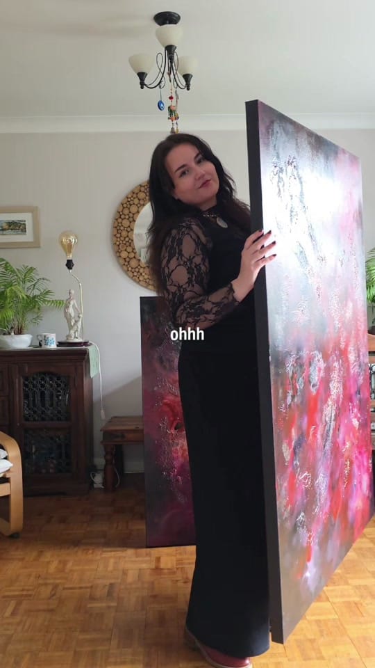 Post 5 by Katie Alize | Abstract Artist on TikTok (video)