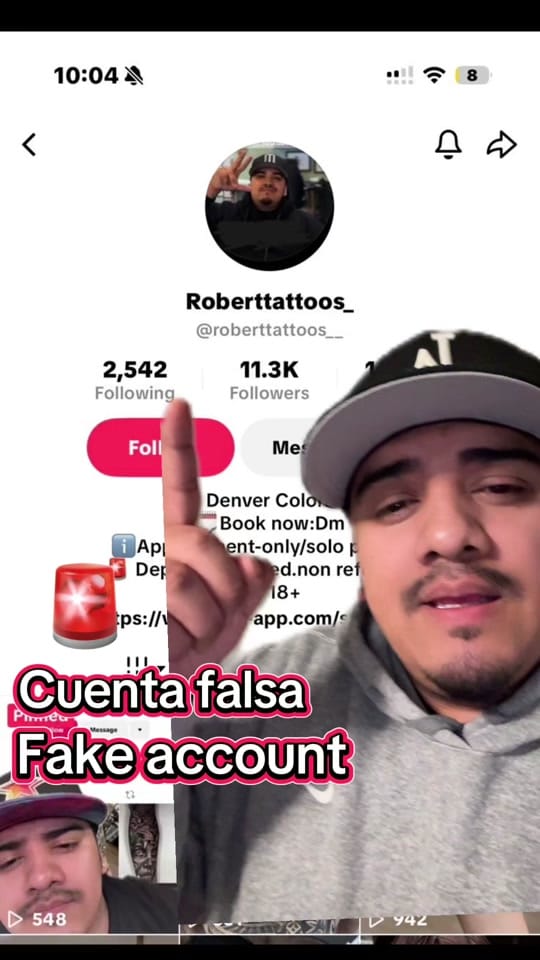 Post 9 by Roberttattoos_ on TikTok (video)