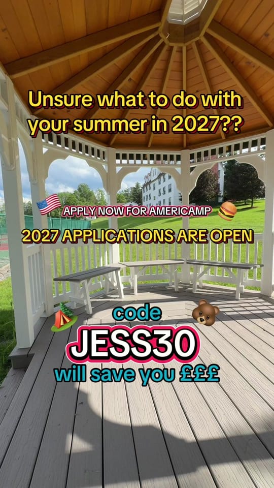 Post 4 by Jess | travel + summer camp on TikTok (video)