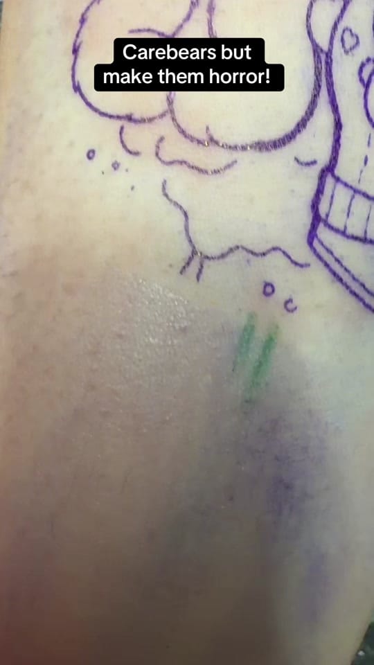 Post 1 by Katie Elizabeth Tattoo on TikTok (video)