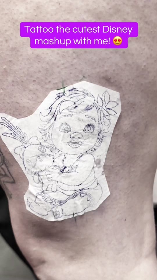 Post 2 by Katie Elizabeth Tattoo on TikTok (video)