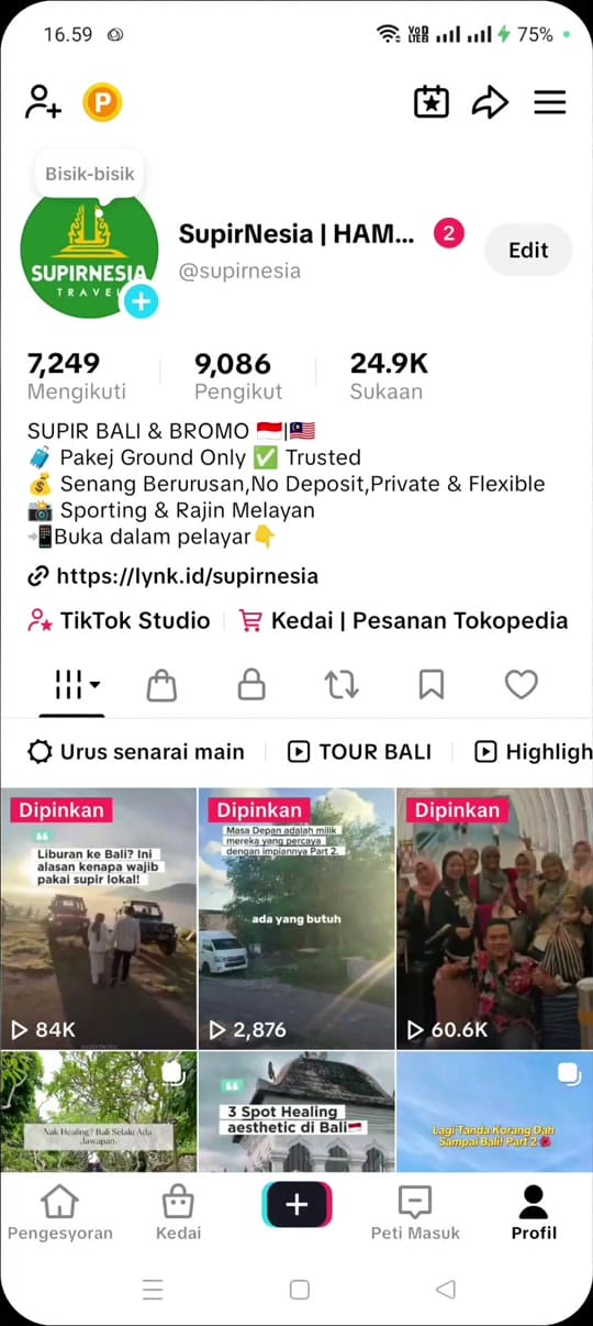 Post 9 by Supir Bali 🇮🇩🇲🇾 HAMZAH on TikTok (video)
