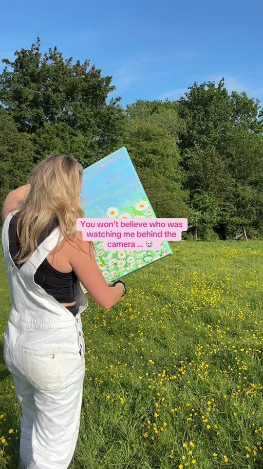 Post 2 by elllpaints🌻 | curly artist🌀 on TikTok (video)
