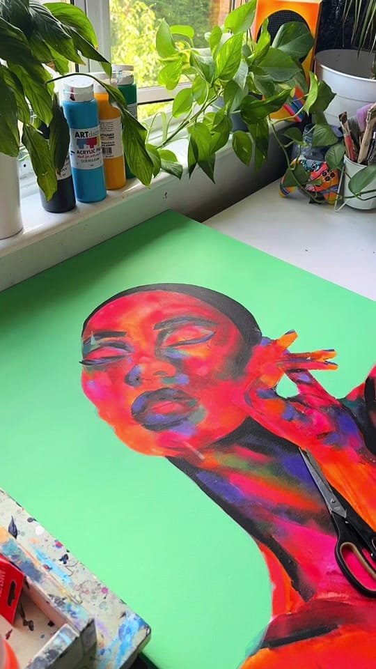 Post 9 by Chaya De Silva Art on TikTok (video)