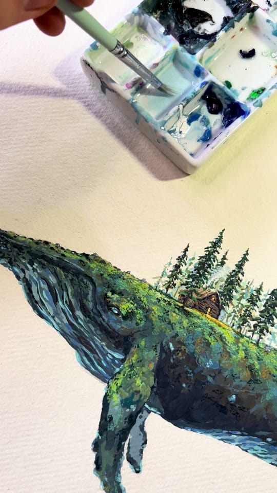 Post 7 by Henry Baker Artwork on TikTok (video)