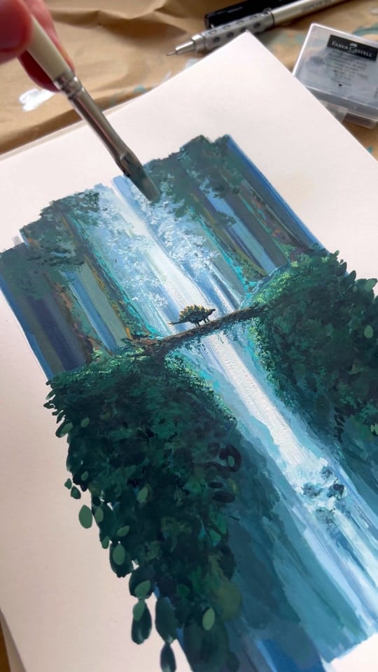 Post 9 by Henry Baker Artwork on TikTok (video)