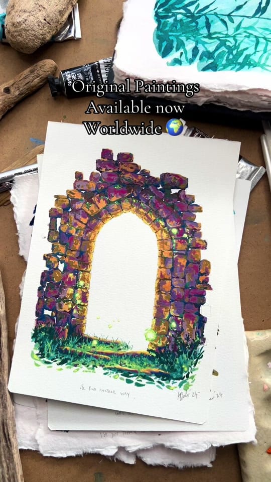 Post 3 by Henry Baker Artwork on TikTok (video)