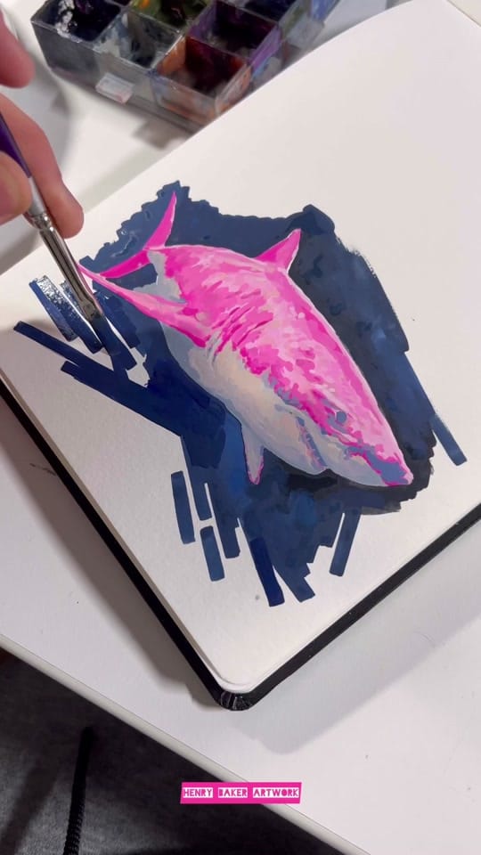Post 10 by Henry Baker Artwork on TikTok (video)
