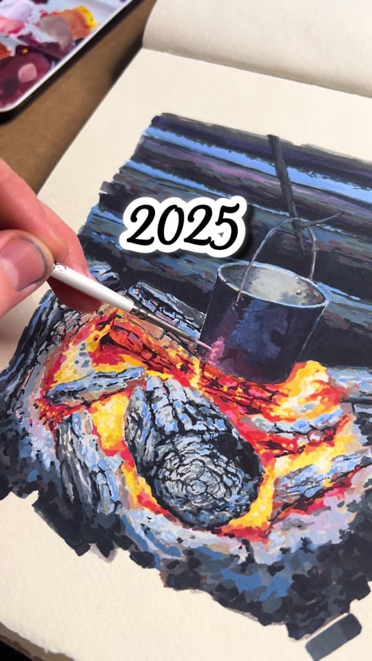 Post 8 by Henry Baker Artwork on TikTok (video)