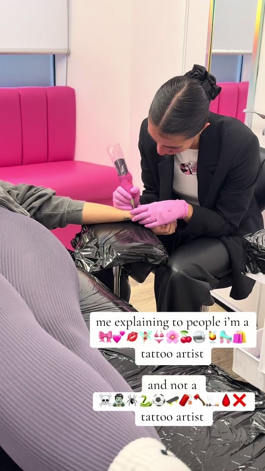 Post 5 by Taylors Tiny Tattoos on TikTok (video)