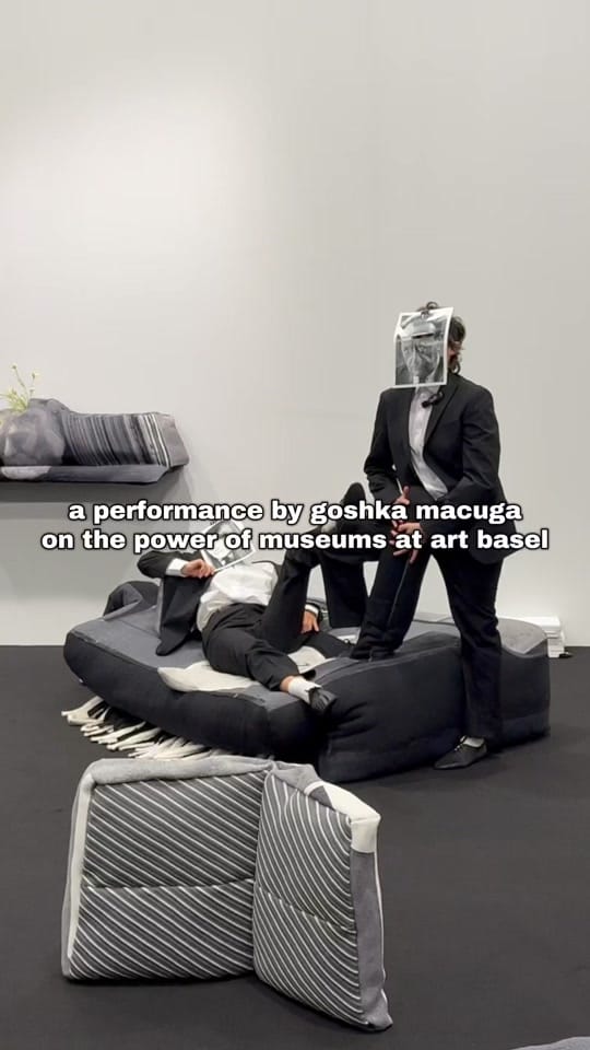 Post 1 by CUR8 — London art scene on TikTok (video)