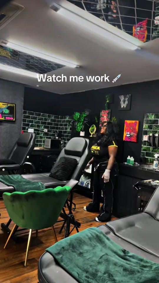 Post 5 by Rochelle | Tattoo artist on TikTok (video)