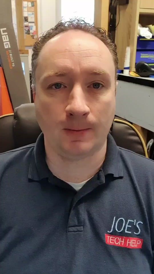 Post 9 by Joe's Tech Help on TikTok (video)