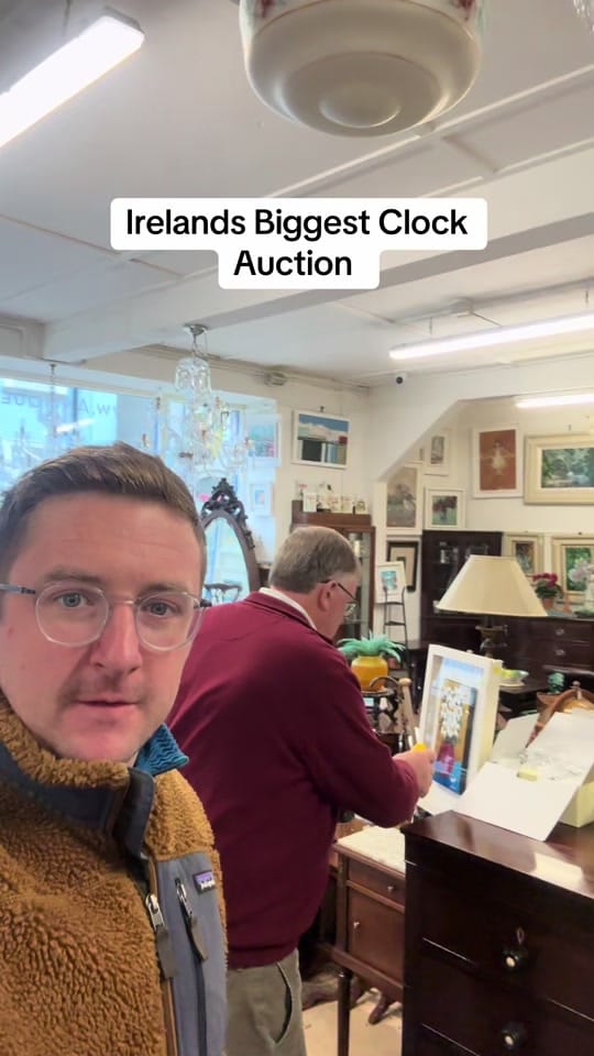 Post 6 by Antiques Ireland on TikTok (video)