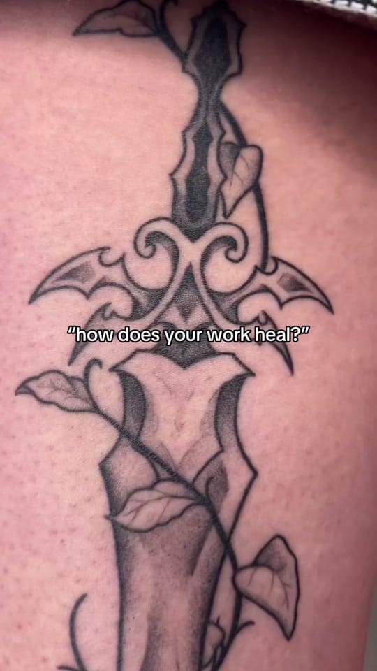 Post 6 by Oregon tattoo artist on TikTok (video)