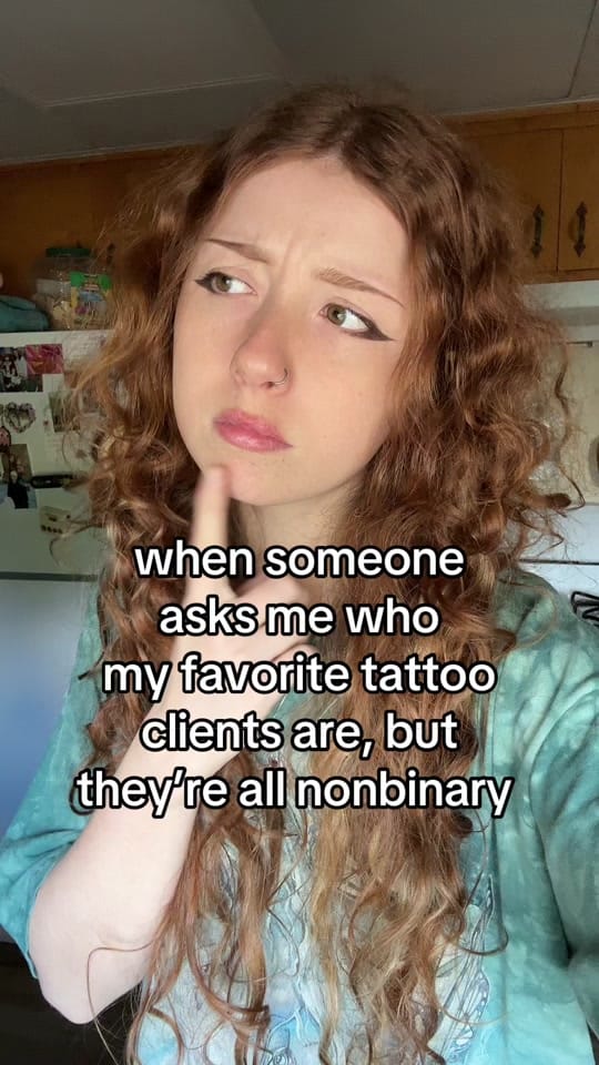 Post 2 by Oregon tattoo artist on TikTok (video)
