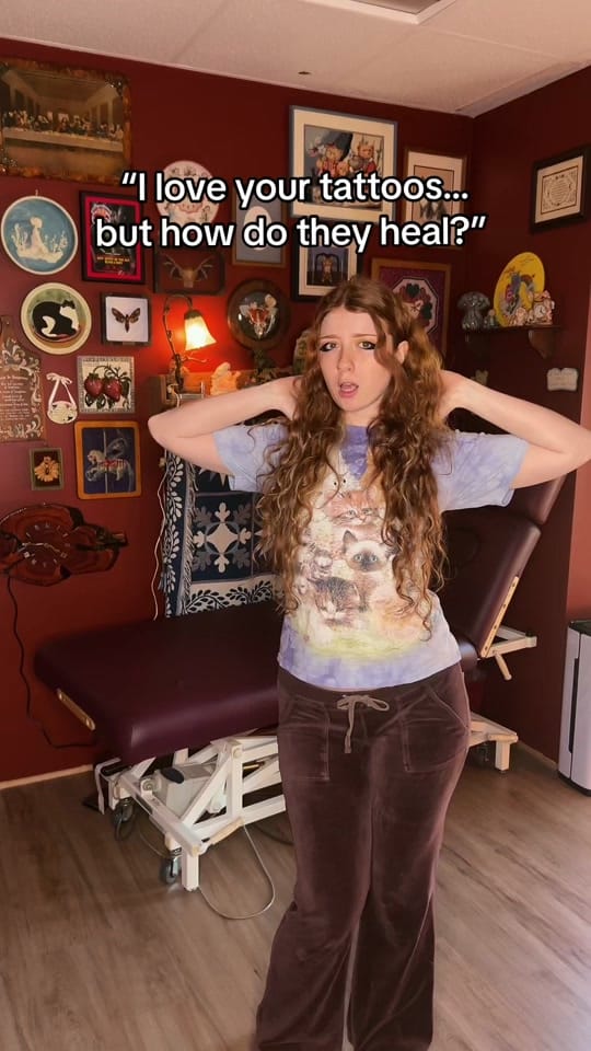 Post 7 by Oregon tattoo artist on TikTok (video)
