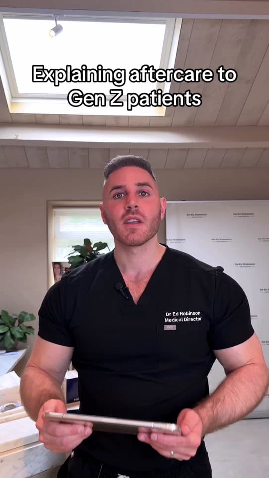 Post 9 by Dr Ed Robinson Aesthetics on TikTok (video)