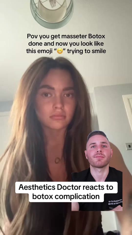 Post 2 by Dr Ed Robinson Aesthetics on TikTok (video)