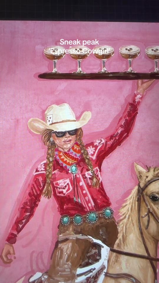 Post 6 by Caroline Ellis Art on TikTok (video)