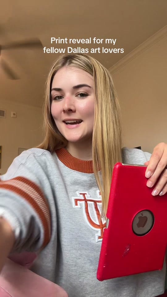 Post 2 by Caroline Ellis Art on TikTok (video)