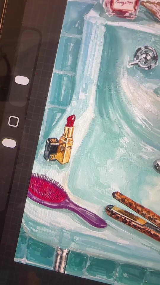 Post 8 by Caroline Ellis Art on TikTok (video)